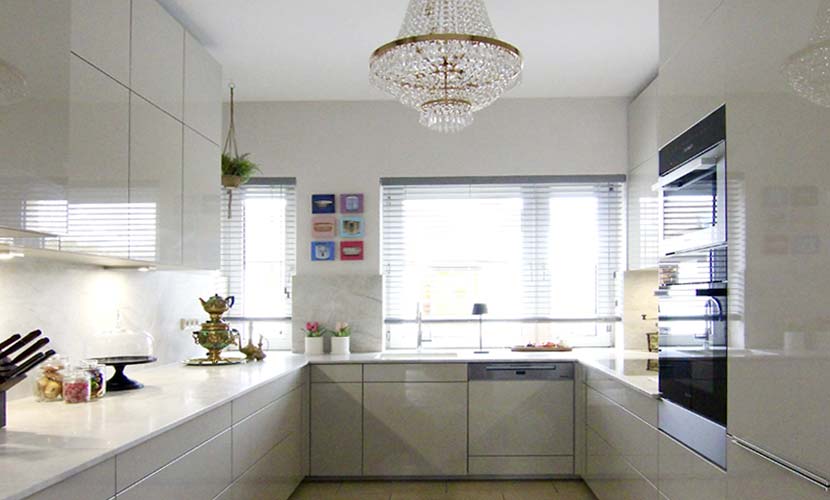 Neugestaltung Küche und Eingang/Flur im Altbau, Frankfurt am Main