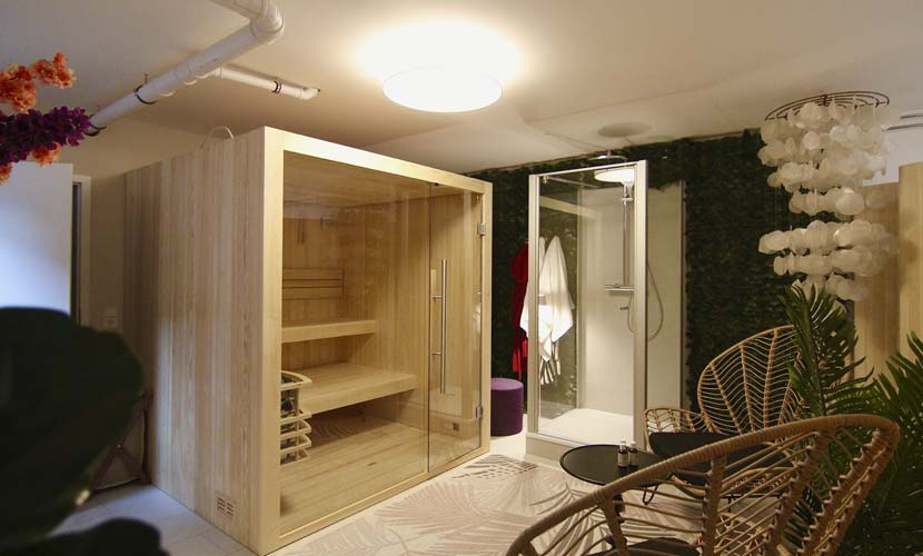 Sauna Gestaltung im Keller eines Einfamilienhauses, Offenbach am Main