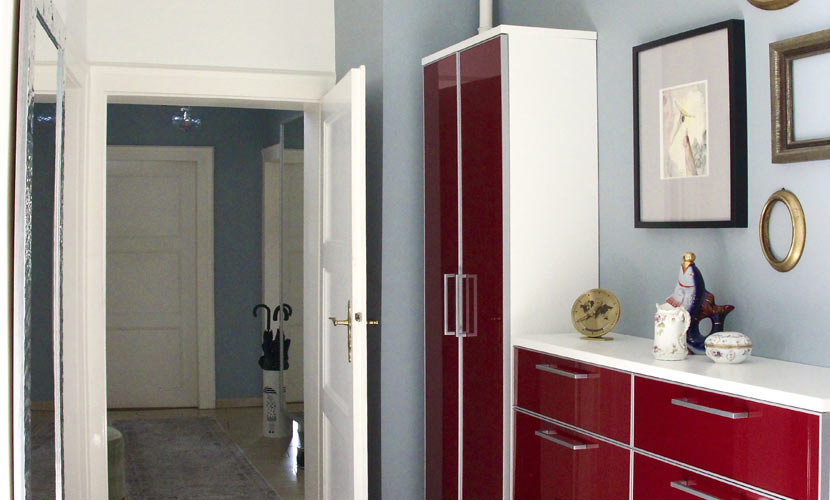 Neugestaltung Küche und Eingang/Flur im Altbau, Frankfurt am Main